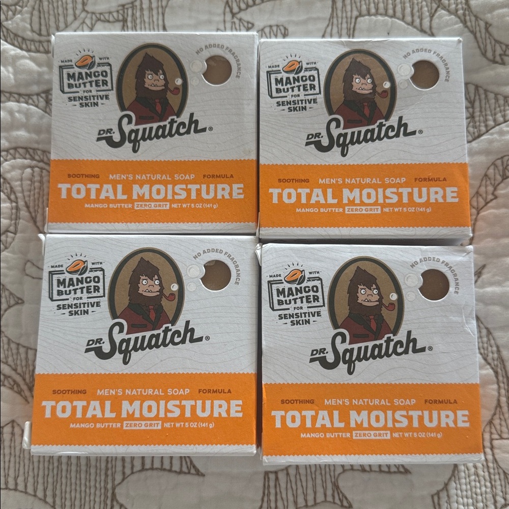 Dr. Squatch Mango Butter for sensitive skin, Men's Natural Soap